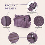 ELDA Chic Crossbody: Soft PU Leather Multi-Pocket Bag - Handbags by Handbags Specialist Headquarter | Available at Handbags Specialist Headquarter