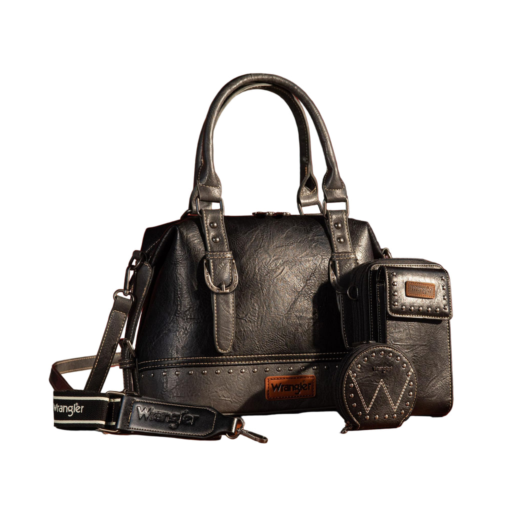 Wrangler Women's Trio: Satchel, Phone Bag & Coin Purse