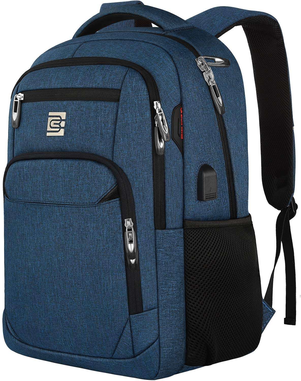 SecureSlim Laptop Backpack with USB & Water Resistance - Backpack Bags by Handbags Specialist Headquarter | Available at Handbags Specialist Headquarter