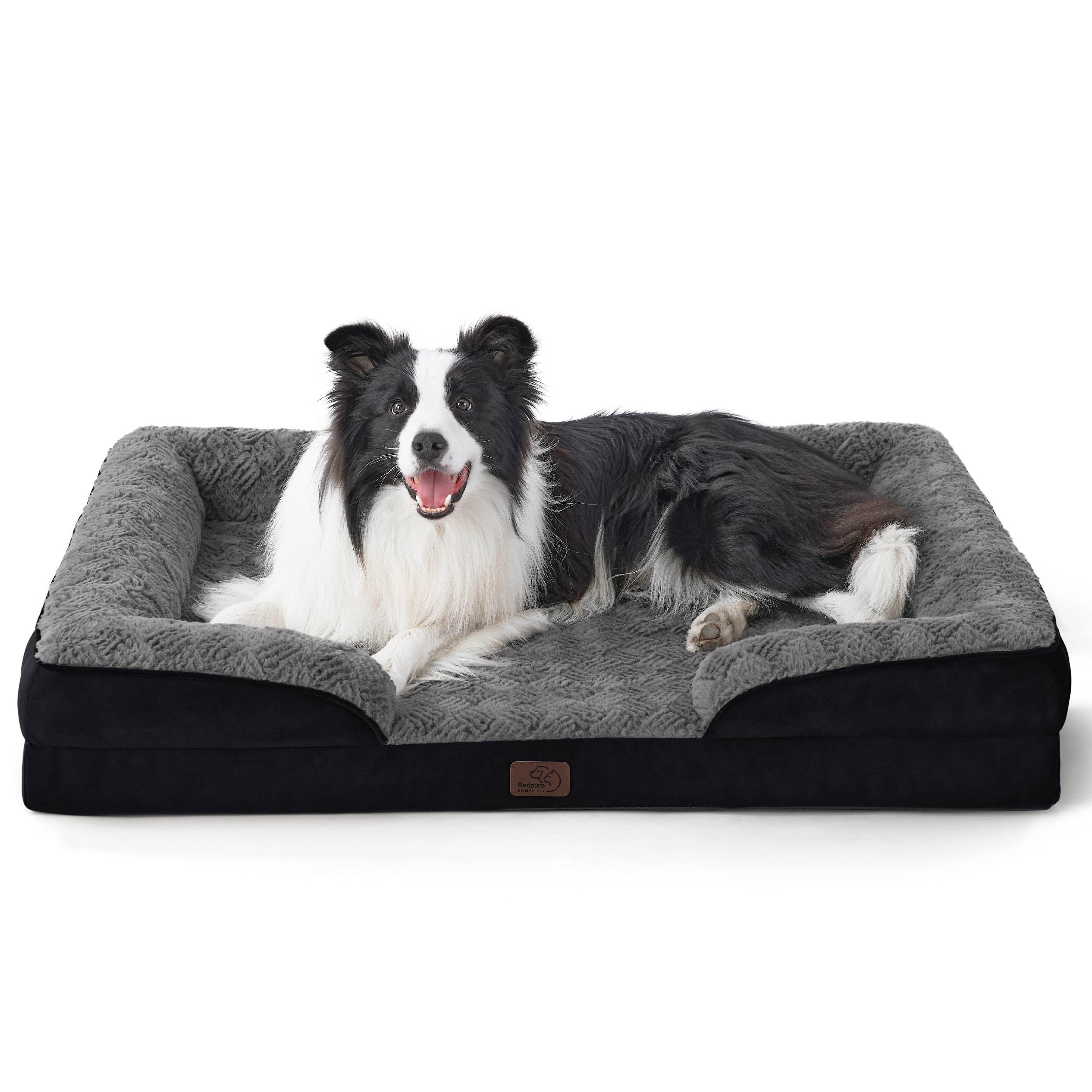 ComfyPaws Orthopedic Washable Dog Sofa - Large, Grey -  by Handbags Specialist Headquarter | Available at Handbags Specialist Headquarter