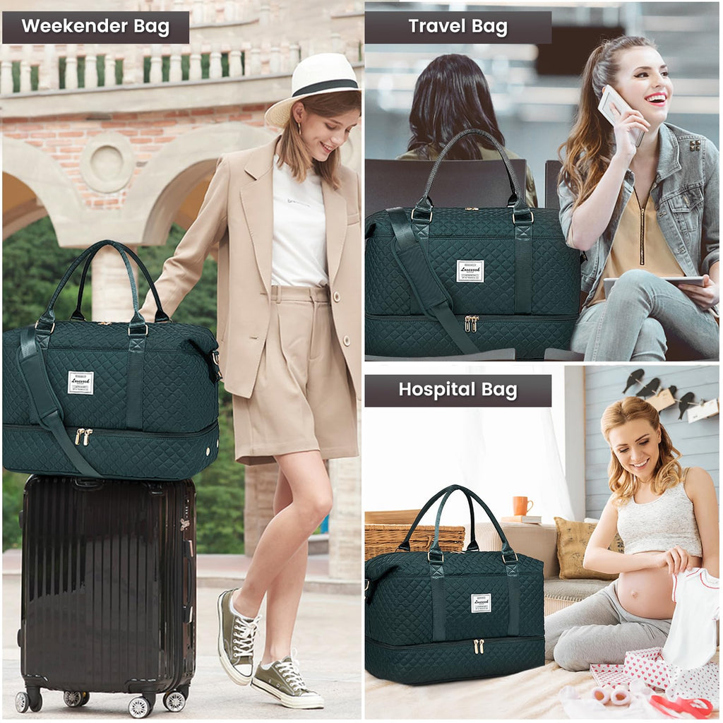 LOVEVOOK All-in-One Duffle: Travel & Gym Ready - Luggage Travel Bags by Handbags Specialist Headquarter | Available at Handbags Specialist Headquarter