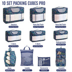 Veken Travel Cubes - 8 Piece Set - Luggage Travel Bags by Handbags Specialist Headquarter | Available at Handbags Specialist Headquarter
