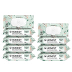 The Honest Company Hypoallergenic Multi-Use Baby Wipes for Sensitive Baby Skin, Pattern Play, 10 Count