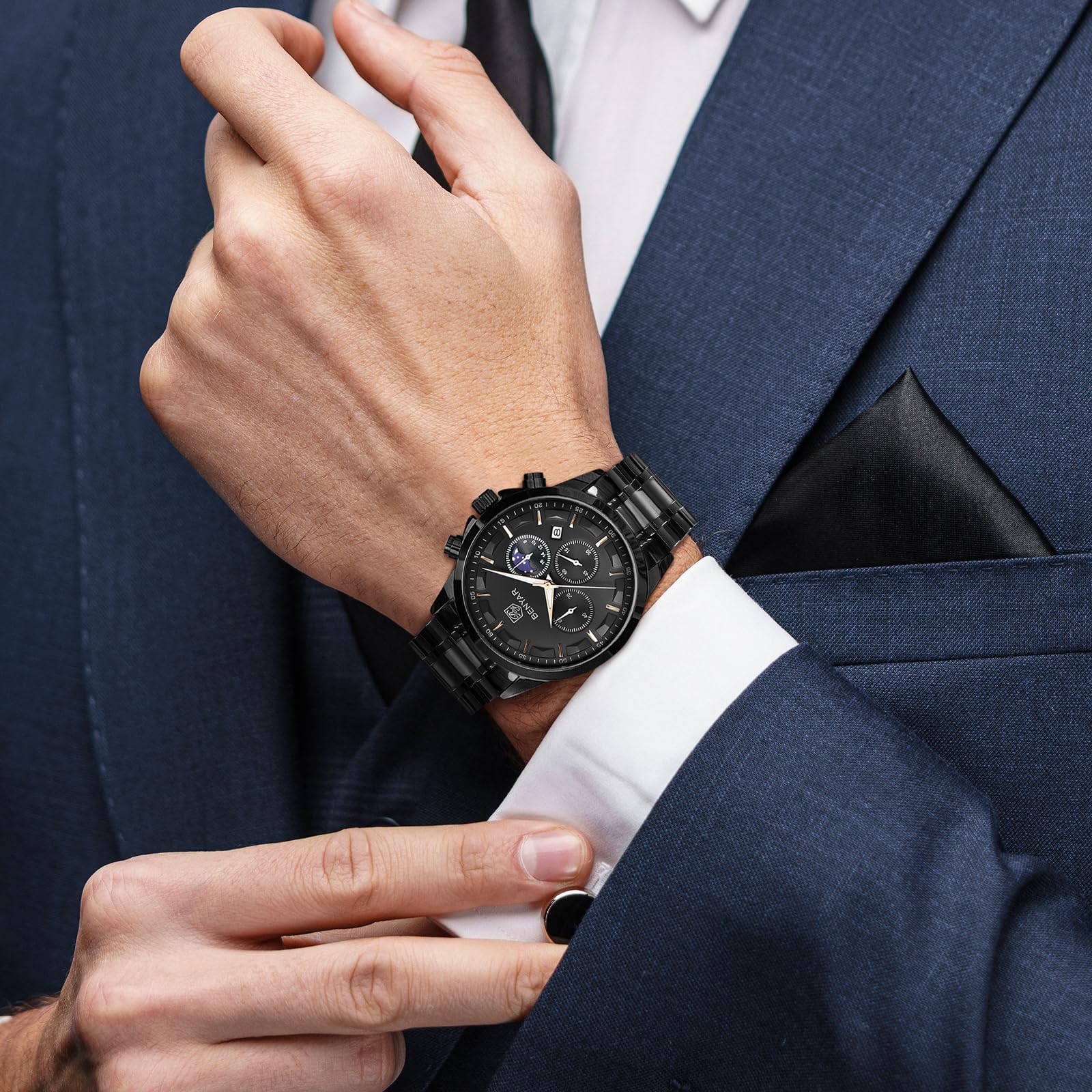 Benyar ChronoPro: Men's Quartz Fashion Watch