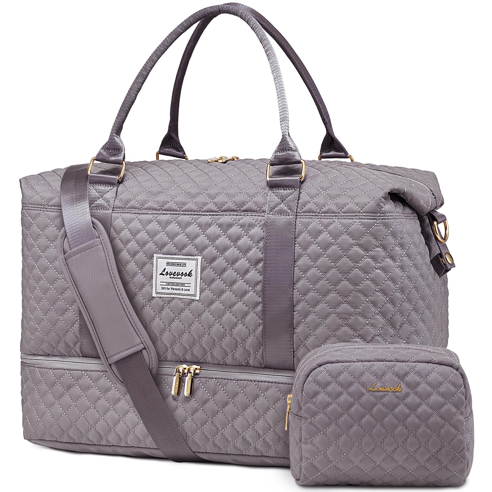 LOVEVOOK All-in-One Duffle: Travel & Gym Ready - Luggage Travel Bags by Handbags Specialist Headquarter | Available at Handbags Specialist Headquarter