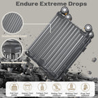 JetGlide 3pc Spinner: Expandable Hardshell Luggage - Travel Sets by Handbags Specialist Headquarter | Available at Handbags Specialist Headquarter