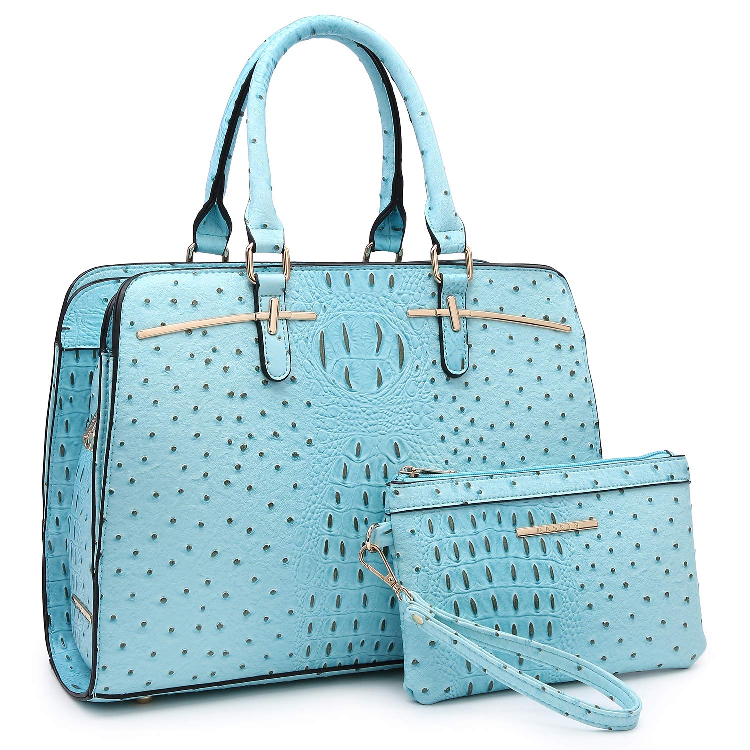 Women’s 2pc Tote & Wallet Handbag Set with 3 Compartments