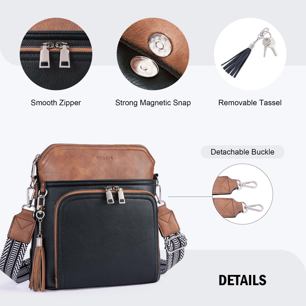 Tassel Charm Crossbody Bag for Women -  by Handbags Specialist Headquarter | Available at Handbags Specialist Headquarter