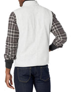 PolarZip Men's Fleece Vest – Big & Tall by Essentials