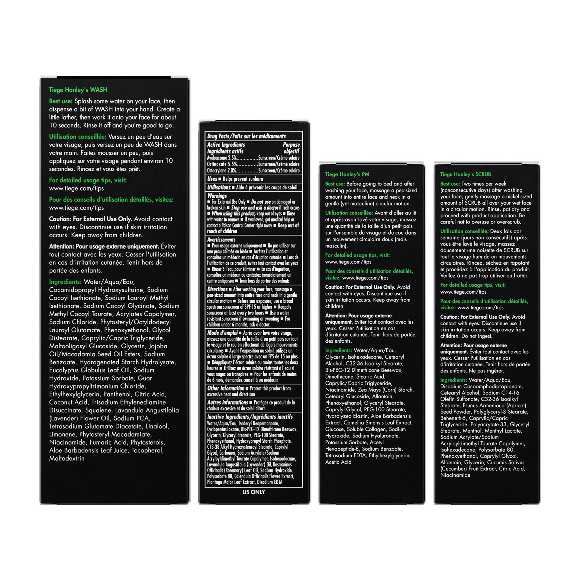 Tiege Hanley Men's Skin Care Set - Level 1 Kit