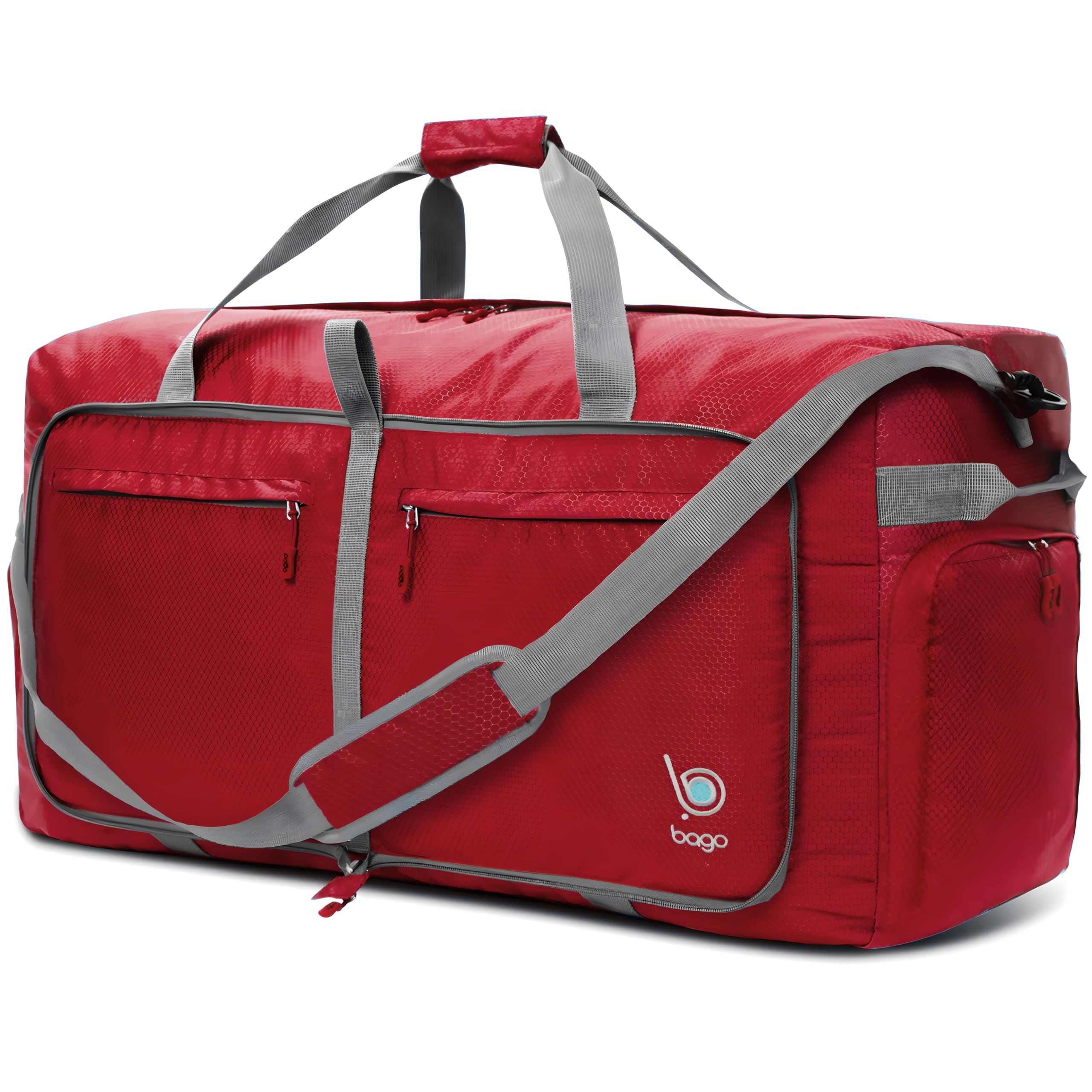 Bago 60L Foldable Travel Duffle Bag with Shoe Compartment