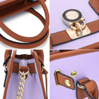 Dasein Women’s 2pcs Satchel & Shoulder Bag Set