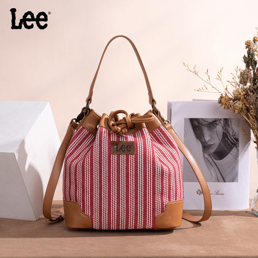 Montana West Lee Drawstring Hobo Bucket Bag -  by Handbags Specialist Headquarter | Available at Handbags Specialist Headquarter