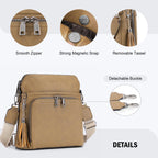 Tassel Charm Crossbody Bag for Women -  by Handbags Specialist Headquarter | Available at Handbags Specialist Headquarter