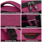 SecureSlim Laptop Backpack with USB & Water Resistance - Backpack Bags by Handbags Specialist Headquarter | Available at Handbags Specialist Headquarter