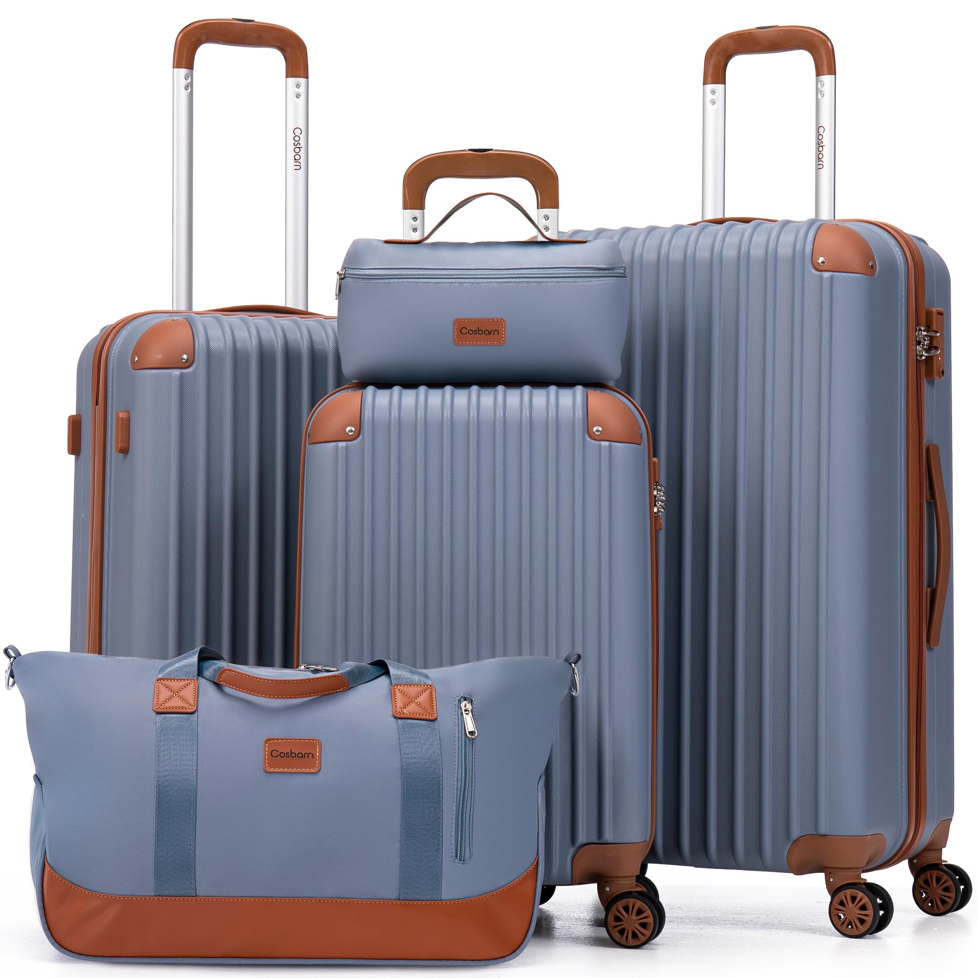 TravelPro 5-Piece Spinner Luggage Set -  by Handbags Specialist Headquarter | Available at Handbags Specialist Headquarter