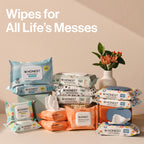 The Honest Company Hypoallergenic Multi-Use Baby Wipes for Sensitive Baby Skin, Pattern Play, 10 Count