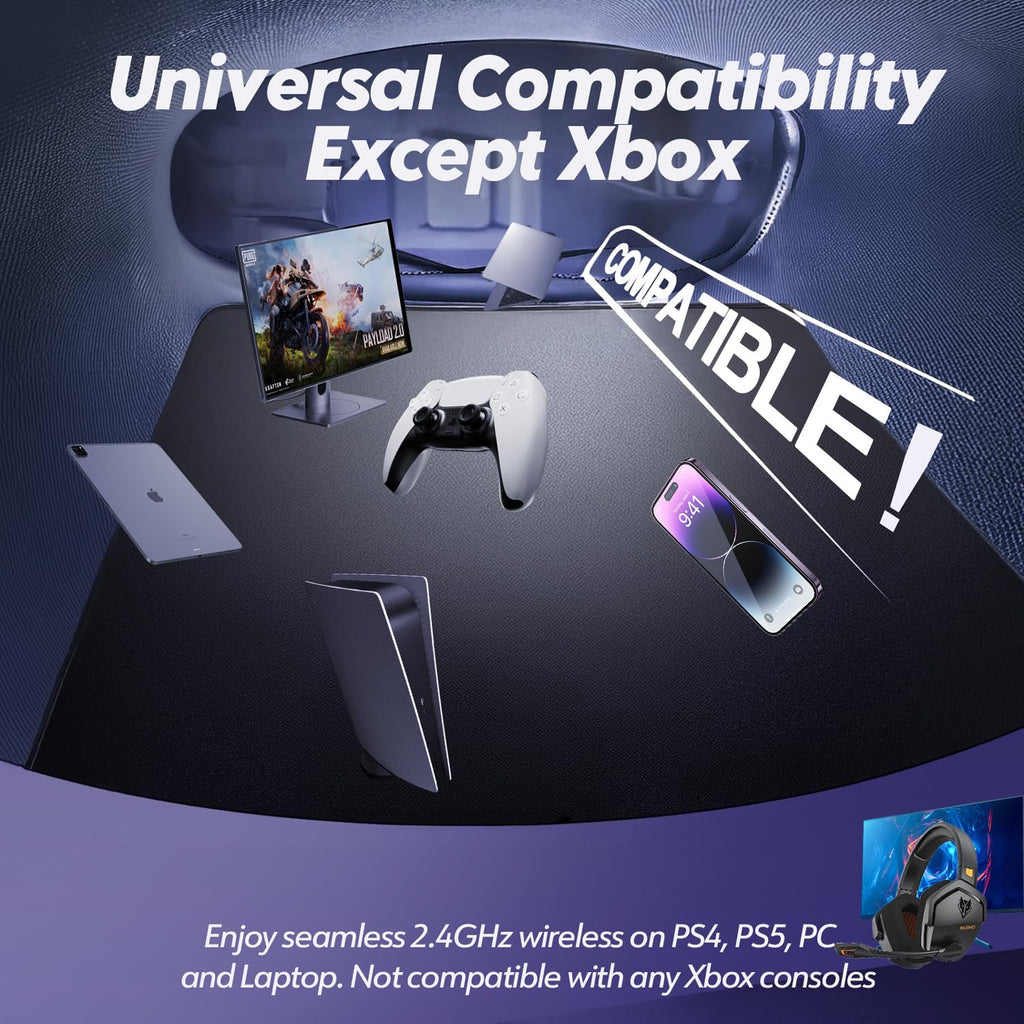 NUBWO G06 Dual Wireless Gaming Headset - Gaming Accessories by Handbags Specialist Headquarter | Available at Handbags Specialist Headquarter