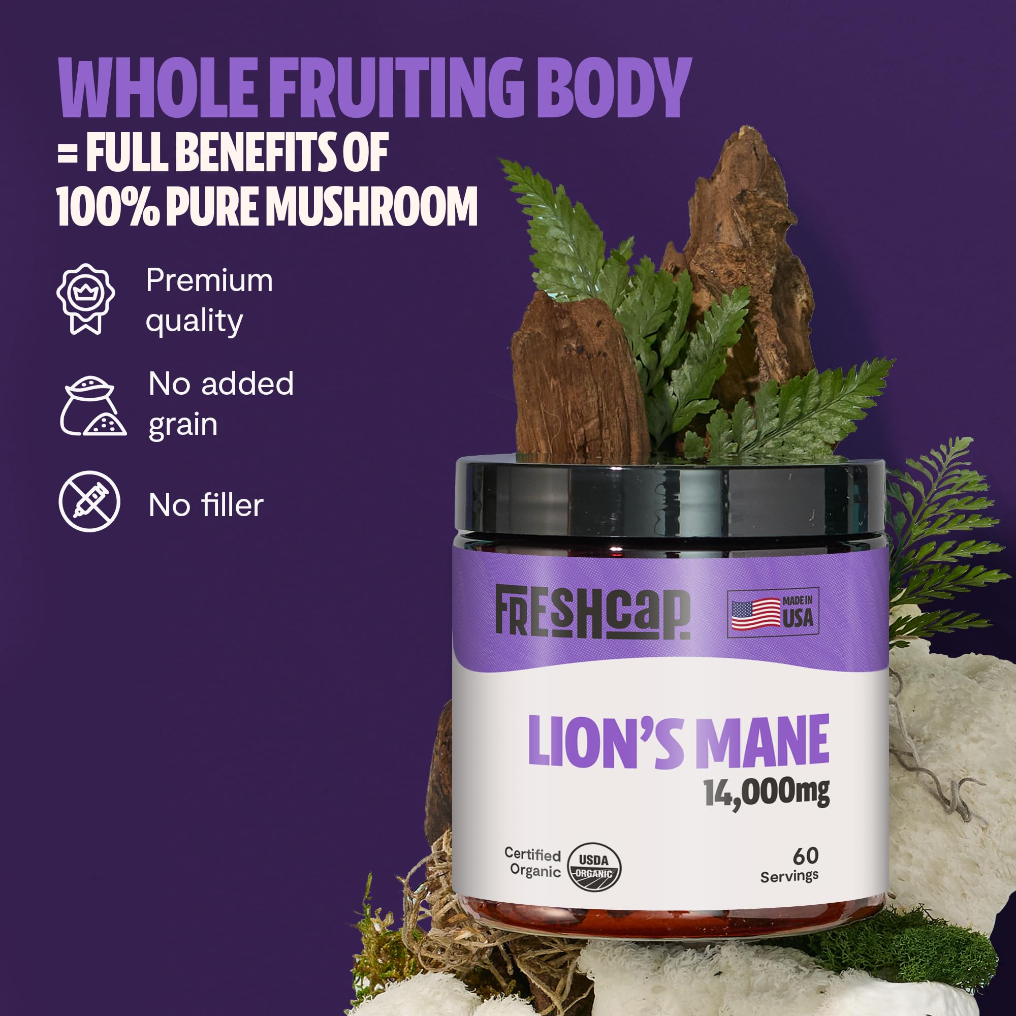 MushroomMind: Ultimate Nootropic Focus Formula - Health-Care by Handbags Specialist Headquarter | Available at Handbags Specialist Headquarter