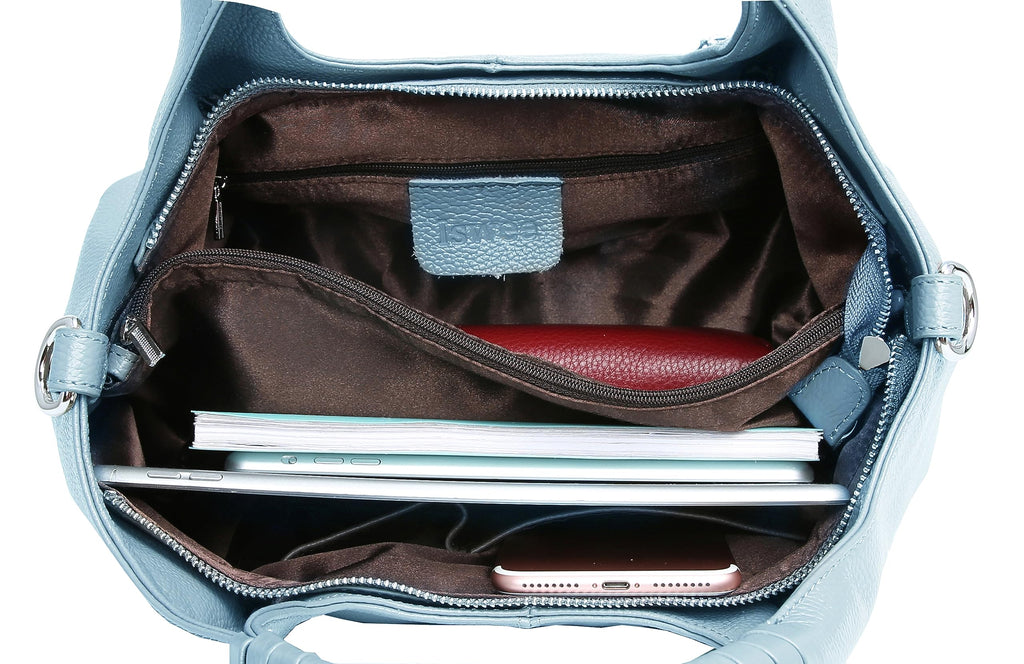 Iswee Luxe Leather Women's Medium Shoulder Tote - Handbags by Handbags Specialist Headquarter | Available at Handbags Specialist Headquarter