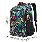 Volher Anti-Theft USB Laptop Backpack - Rose Red