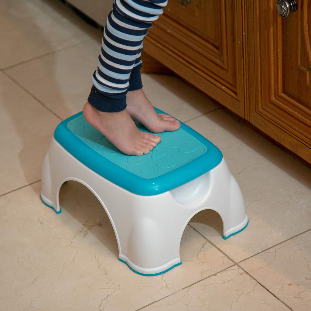 Nuby Gray Step Up Stool for Kids - Baby Products by Handbags Specialist Headquarter | Available at Handbags Specialist Headquarter