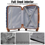 VoyagePro 6-Piece Hardshell Luggage Set - Luggage Travel Bags by Handbags Specialist Headquarter | Available at Handbags Specialist Headquarter