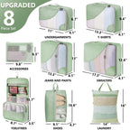 OlarHike Travel Cube Set - Cream Organizer & Gifts -  by Handbags Specialist Headquarter | Available at Handbags Specialist Headquarter