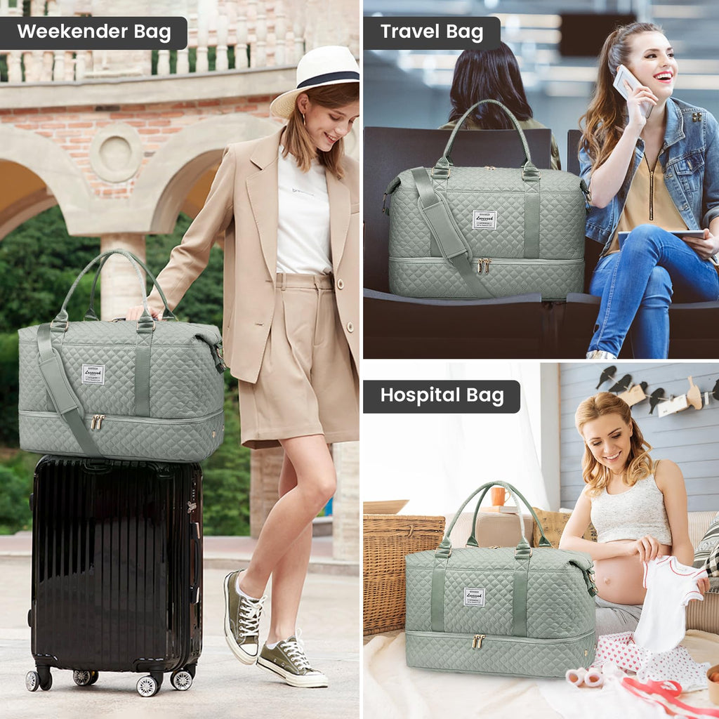 LOVEVOOK All-in-One Duffle: Travel & Gym Ready - Luggage Travel Bags by Handbags Specialist Headquarter | Available at Handbags Specialist Headquarter