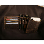 Leather Travel Duffle Bag Cabin Friendly Carry-On