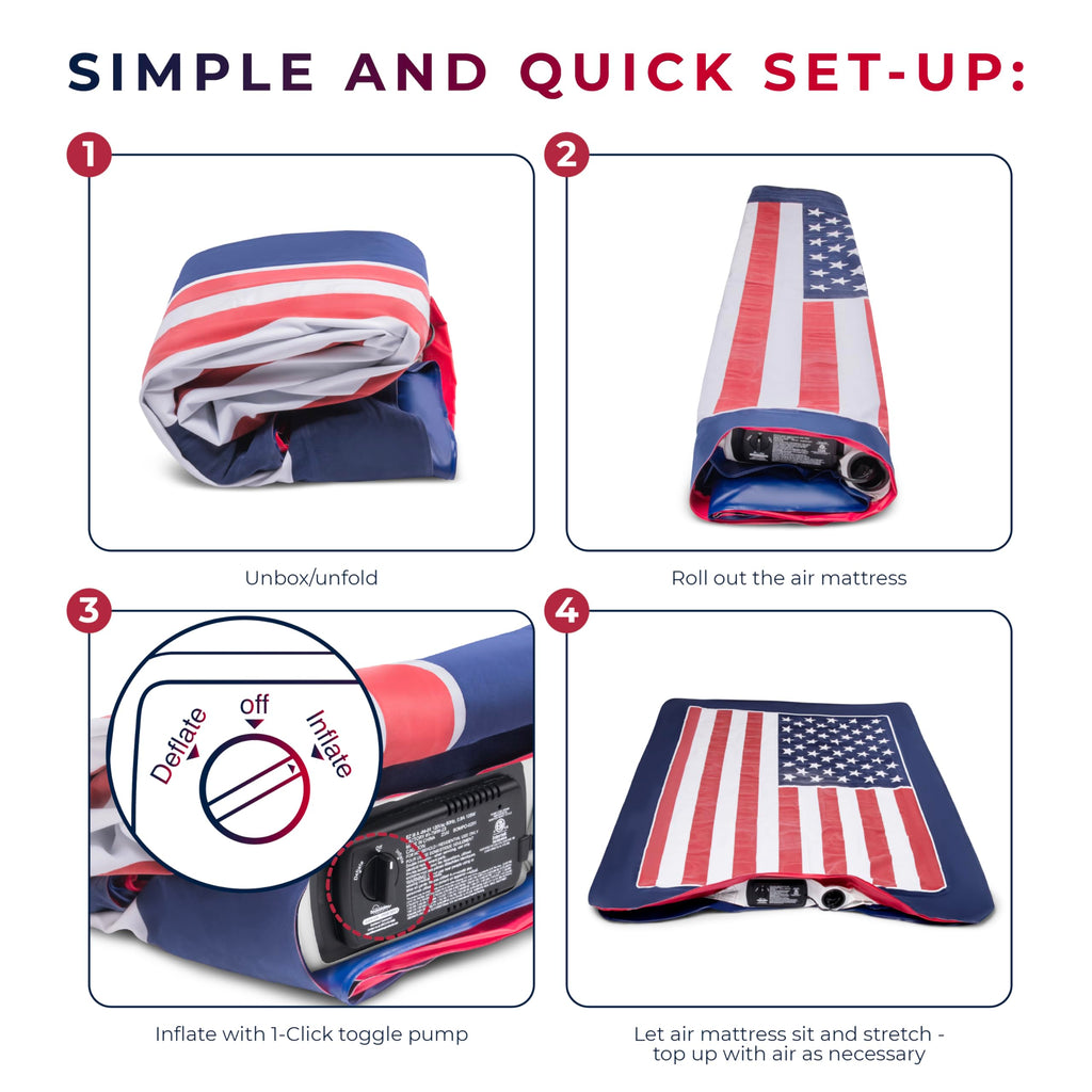 DreamNest Luxe Air Mattress with ComfortCoil Tech - Appliances by Handbags Specialist Headquarter | Available at Handbags Specialist Headquarter