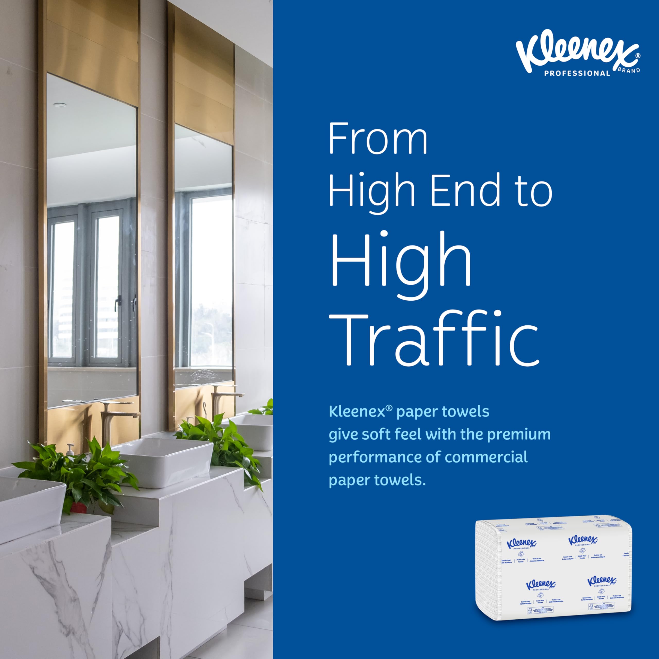 Kleenex Pro MultiFold Towels - Absorbency, 1200 Sheets -  by Handbags Specialist Headquarter | Available at Handbags Specialist Headquarter