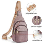 BOSTANTEN Chic Leather Crossbody Sling Bag -  by Handbags Specialist Headquarter | Available at Handbags Specialist Headquarter