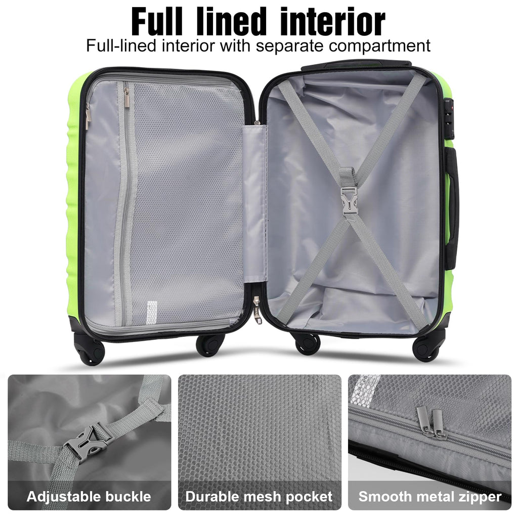 VoyagePro 6-Piece Hardshell Luggage Set - Luggage Travel Bags by Handbags Specialist Headquarter | Available at Handbags Specialist Headquarter