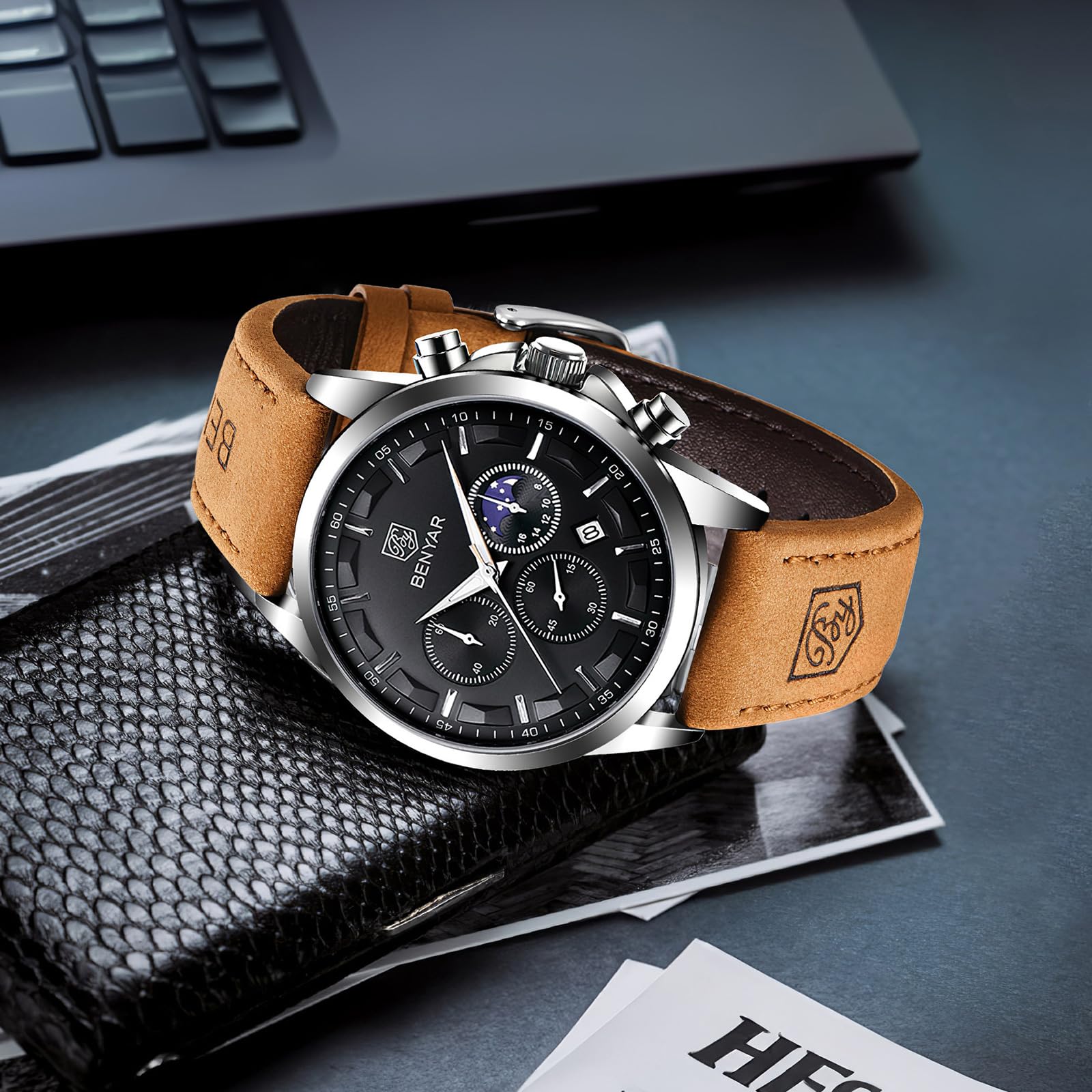 Benyar ChronoPro: Men's Quartz Fashion Watch