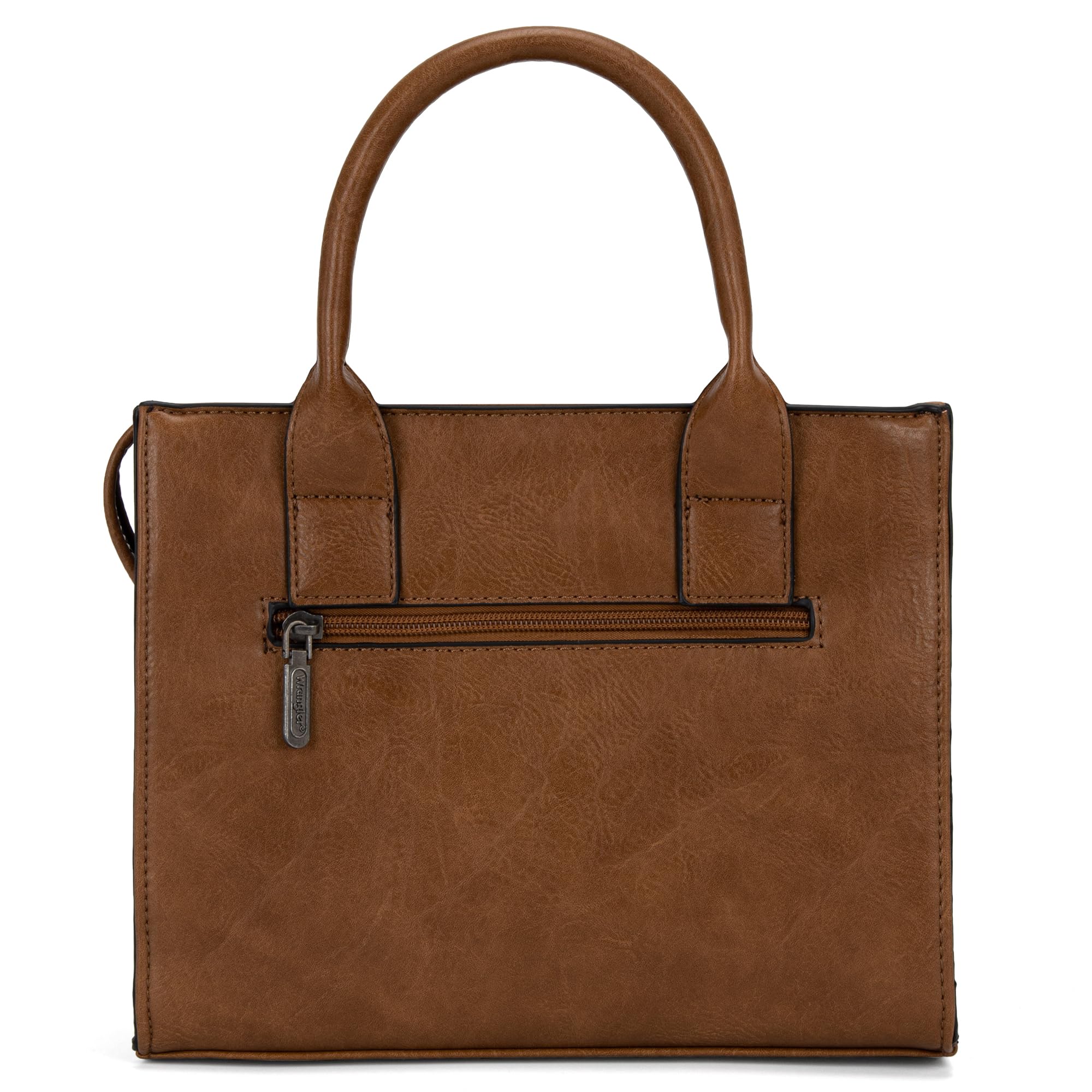Western Chic Wrangler Tote: Vegan Leather, Versatile Strap