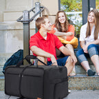 120L Foldable Waterproof Travel Duffel Bag with Shoe Compartment