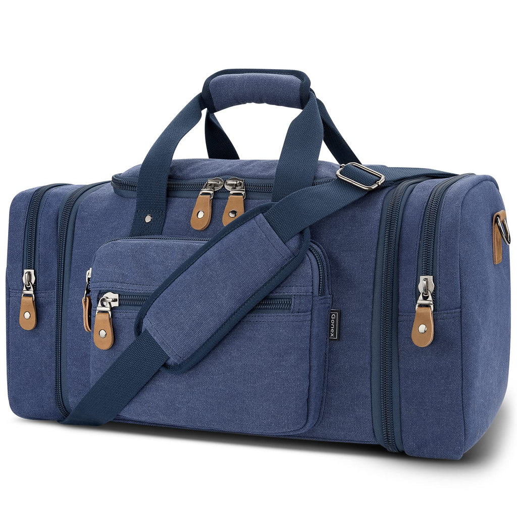 Expandable Canvas Travel Duffel Bag 60L – Versatile, Spacious, Durable Design