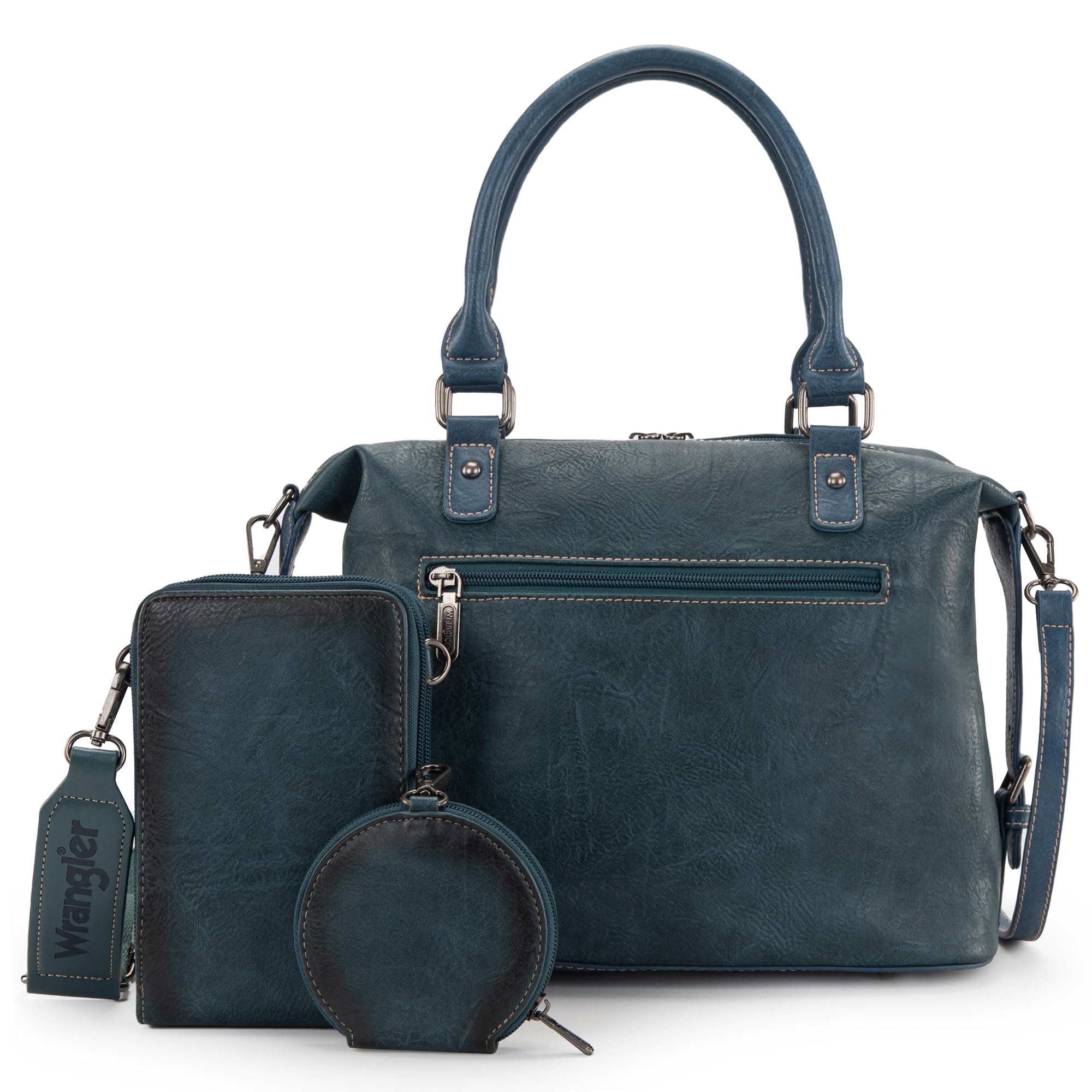 Wrangler Women's Trio: Satchel, Phone Bag & Coin Purse