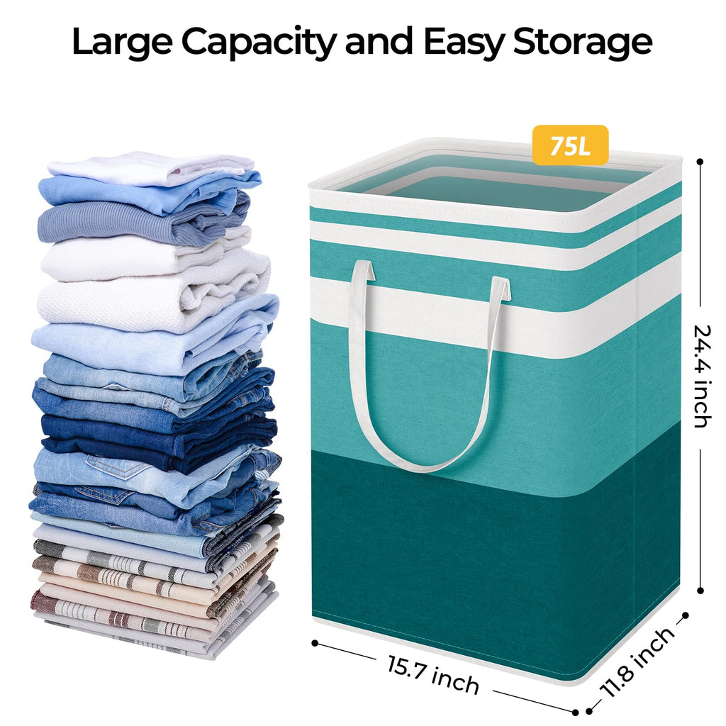 HomeHacks Duo Waterproof Laundry Baskets - Laundry Baskets by Handbags Specialist Headquarter | Available at Handbags Specialist Headquarter