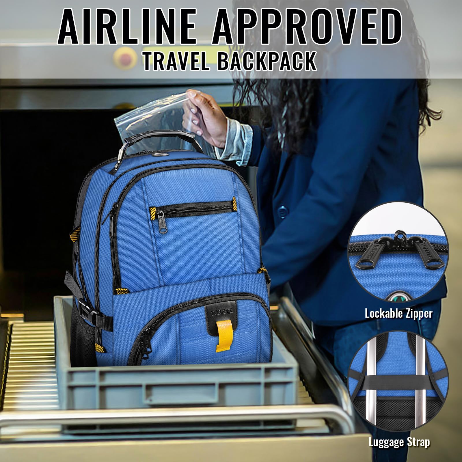 AirTech 50L Travel Backpack - Backpack Bags by Handbags Specialist Headquarter | Available at Handbags Specialist Headquarter