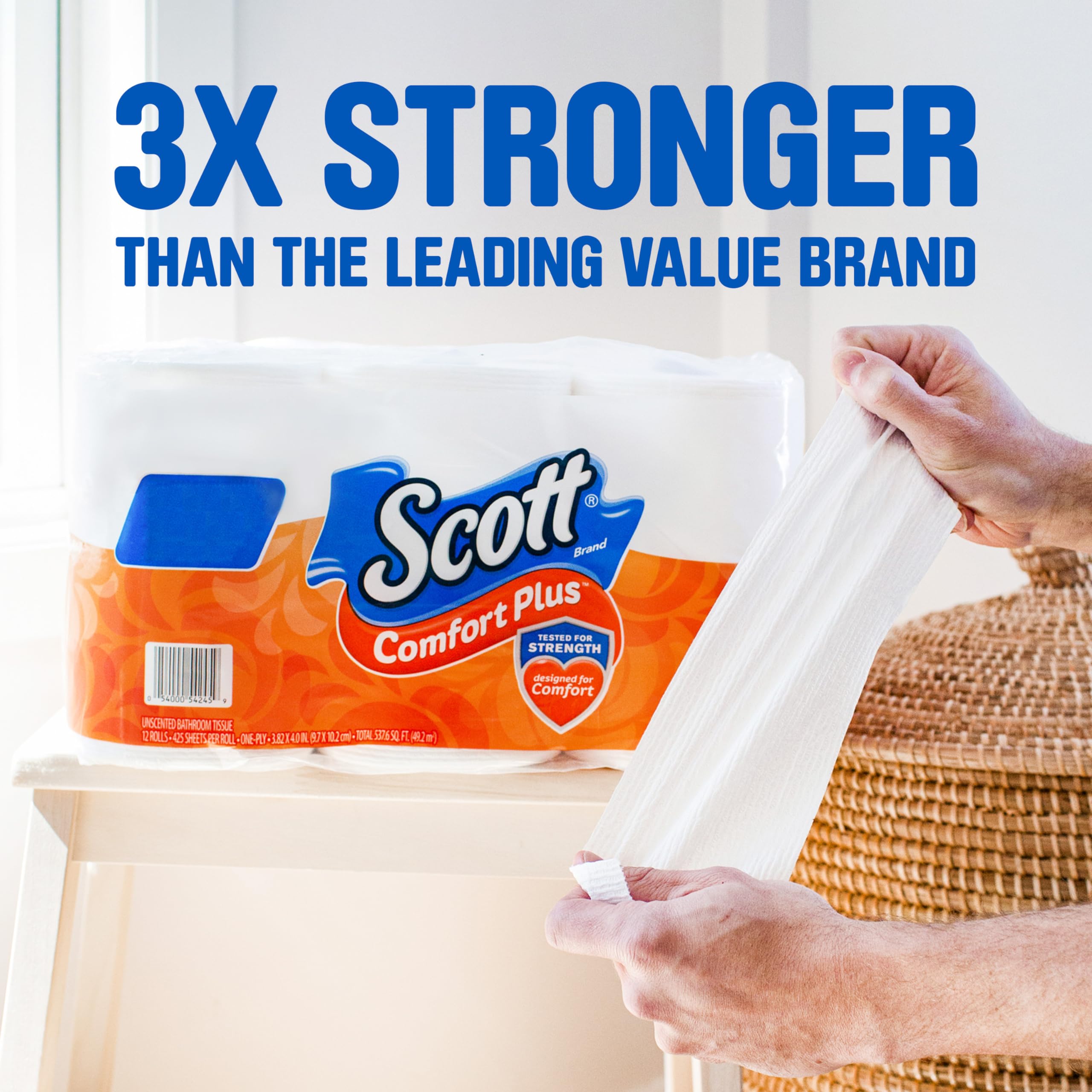 Scott SoftEase: 12 Double Rolls, Septic-Safe Tissue - Toilet Paper by Handbags Specialist Headquarter | Available at Handbags Specialist Headquarter
