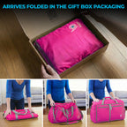 Bago 60L Foldable Travel Duffle Bag with Shoe Compartment