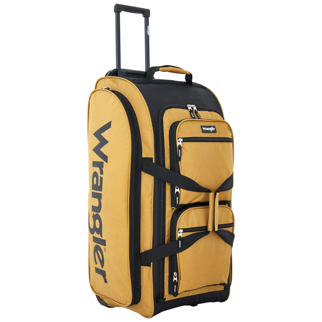 Wrangler Wesley Rolling Duffel Bag - Luggage Travel Bags by Handbags Specialist Headquarter | Available at Handbags Specialist Headquarter