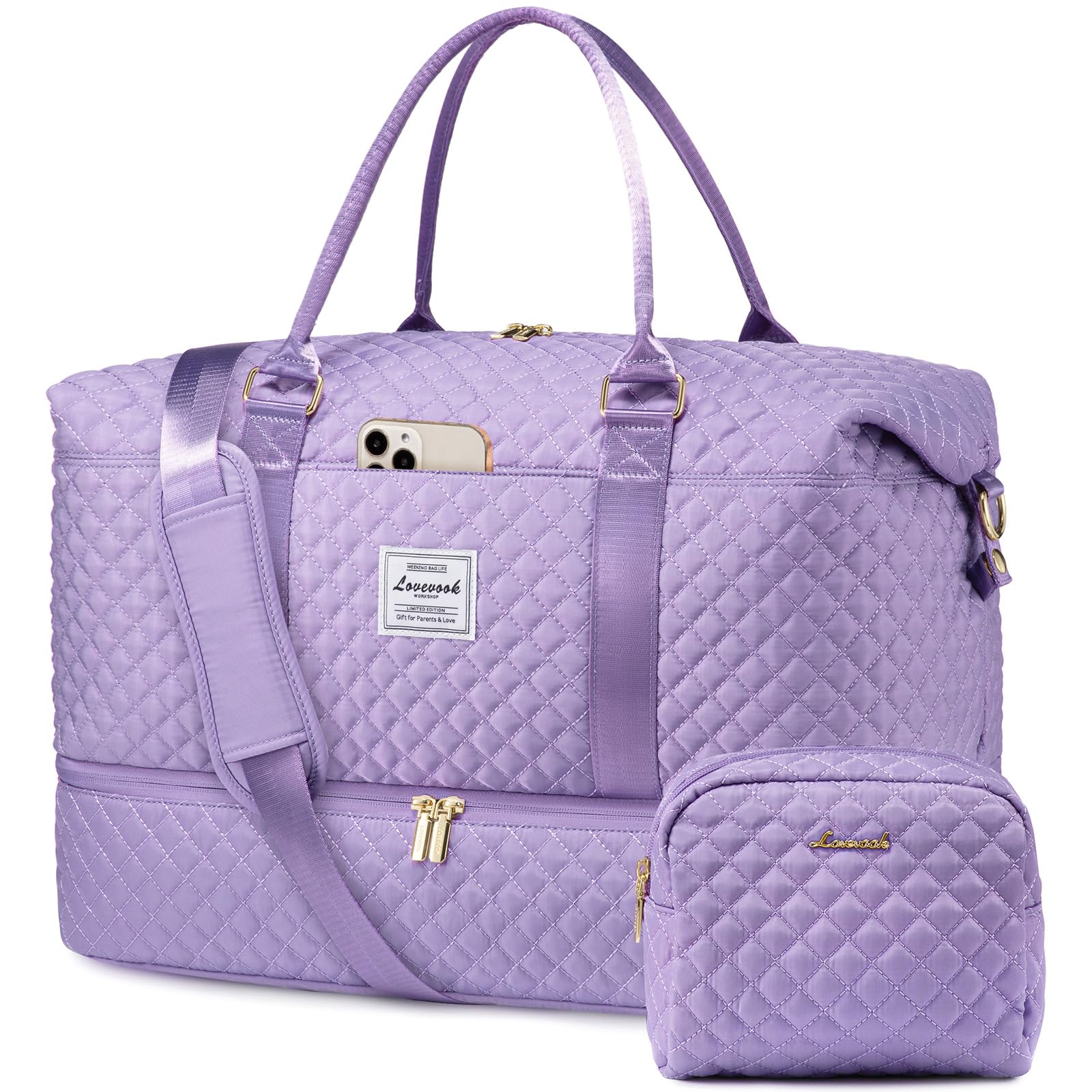 LOVEVOOK All-in-One Duffle: Travel & Gym Ready - Luggage Travel Bags by Handbags Specialist Headquarter | Available at Handbags Specialist Headquarter
