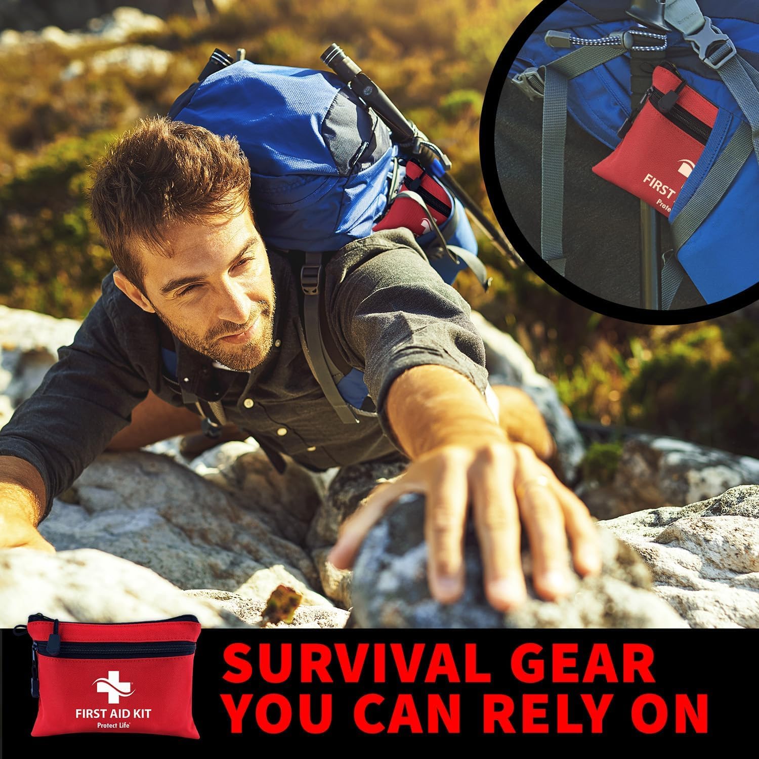 Protect Life Ultimate Survival First Aid Kit -  by Handbags Specialist Headquarter | Available at Handbags Specialist Headquarter