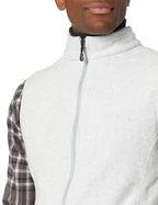 PolarZip Men's Fleece Vest – Big & Tall by Essentials