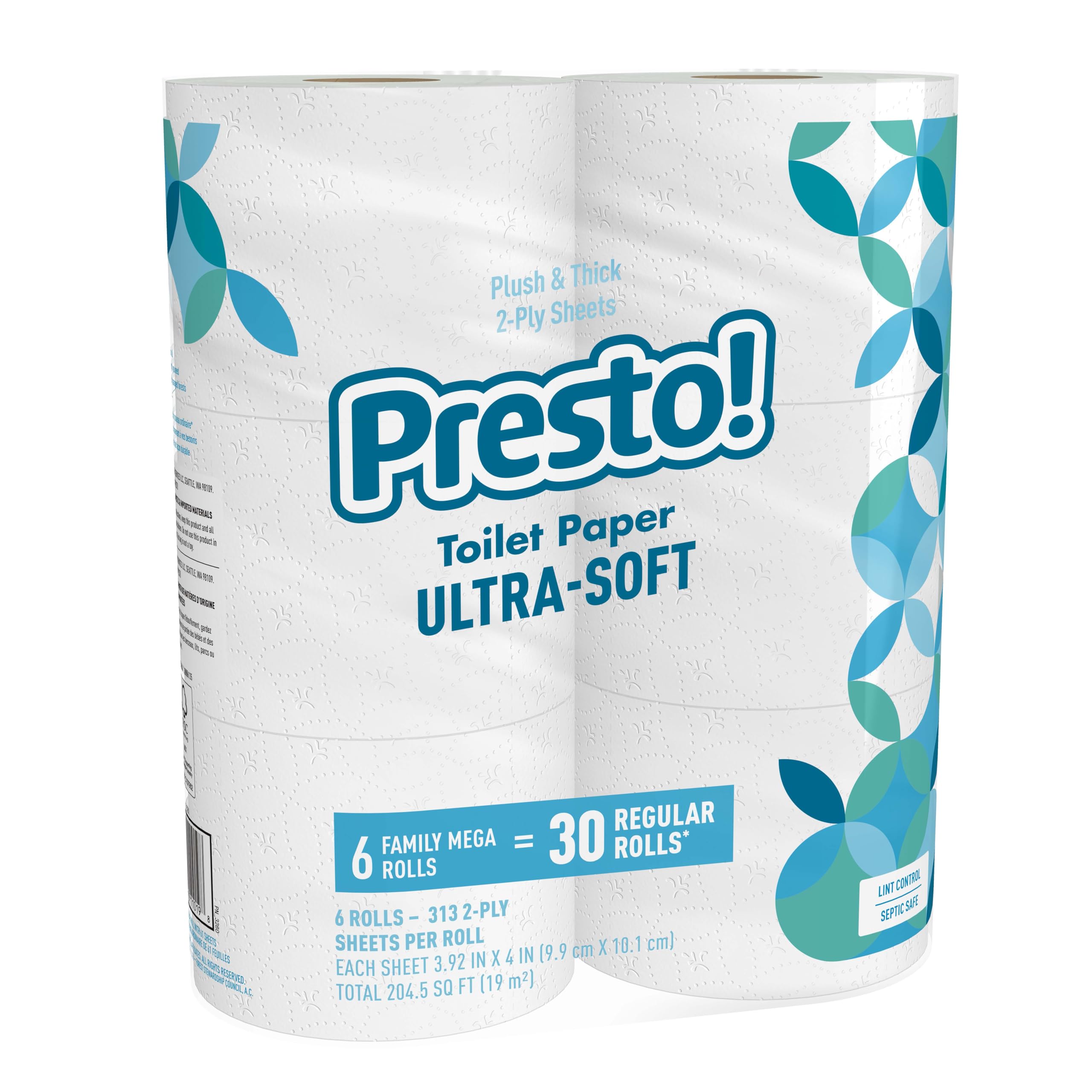 Presto! Ultra-Soft 2-Ply Family Mega Rolls Pack -  by Handbags Specialist Headquarter | Available at Handbags Specialist Headquarter
