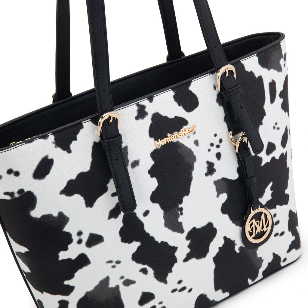 Leopard Luxe: Montana West 3pc Tote & Satchel Set