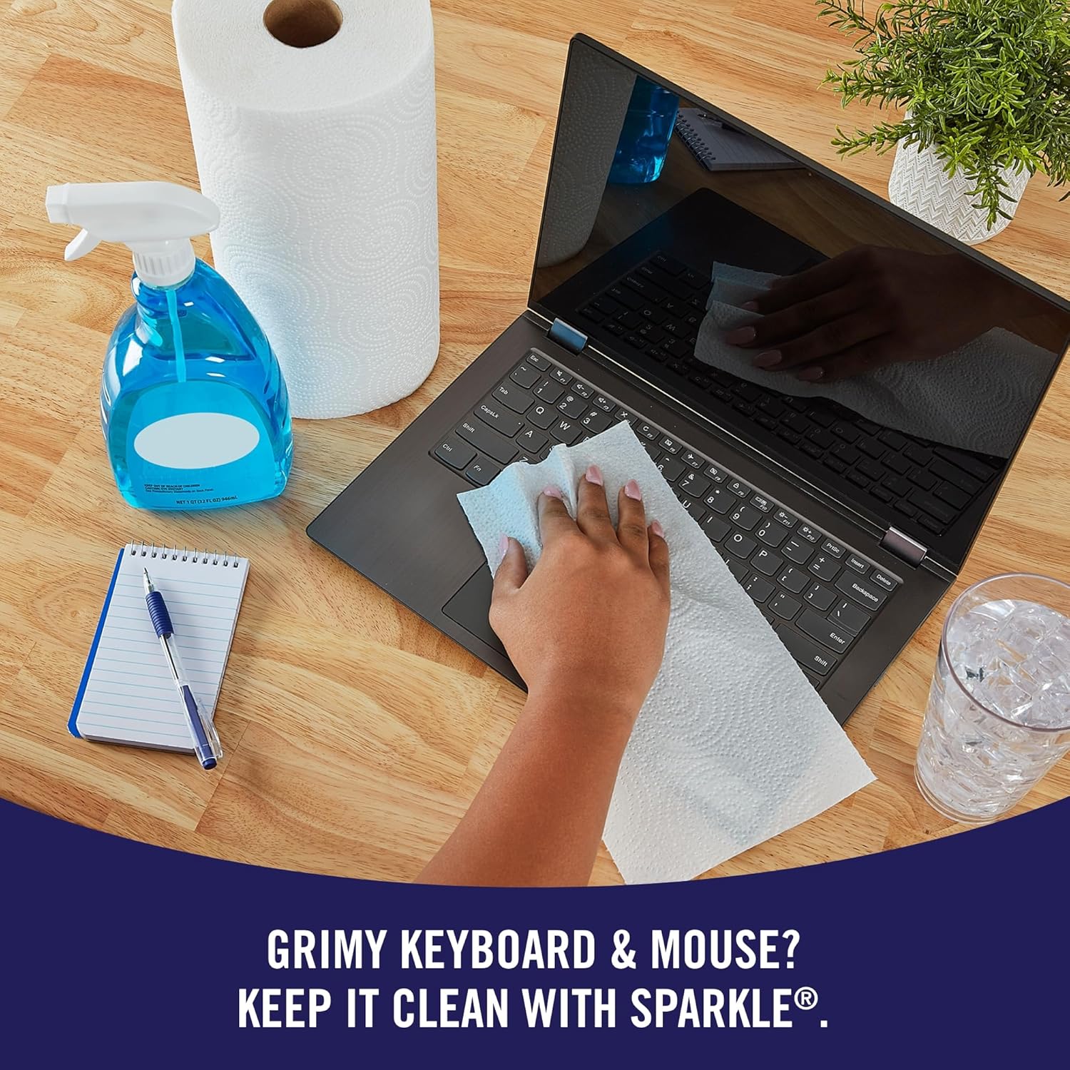 Sparkle Flexi-Size Towels - 6=12 Rolls, Full & Half Sheets - Paper Towels by Handbags Specialist Headquarter | Available at Handbags Specialist Headquarter